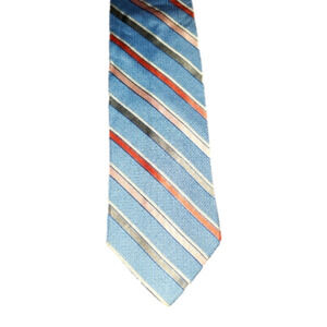 Blue Tie With Diagonal Stripes New